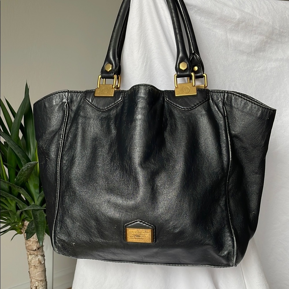 💥MARC BY MARC JACOBS💥Standard Supply Workwear black leather tote bag purse